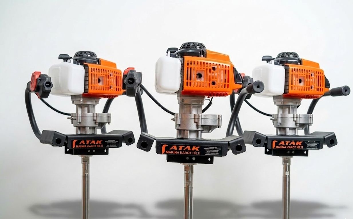 ATAK TRUVA 5.5HP BENZİNLİ KAROT& EL SONDAJI 5MT AVANTAJLI SET!!! - Eka Makine